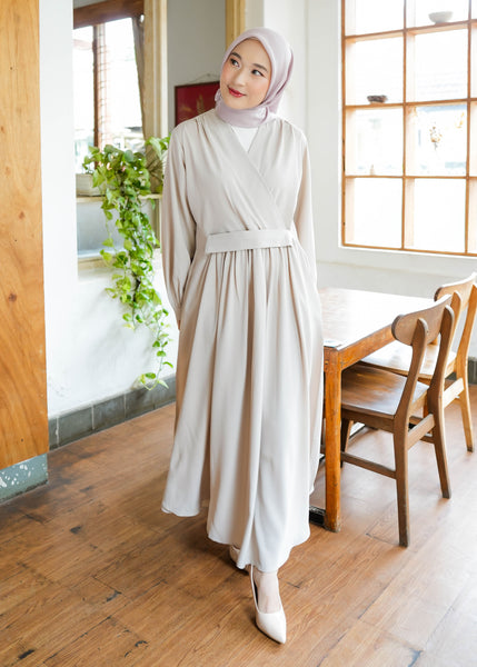 Haruka Dress Grey Morn L-XL