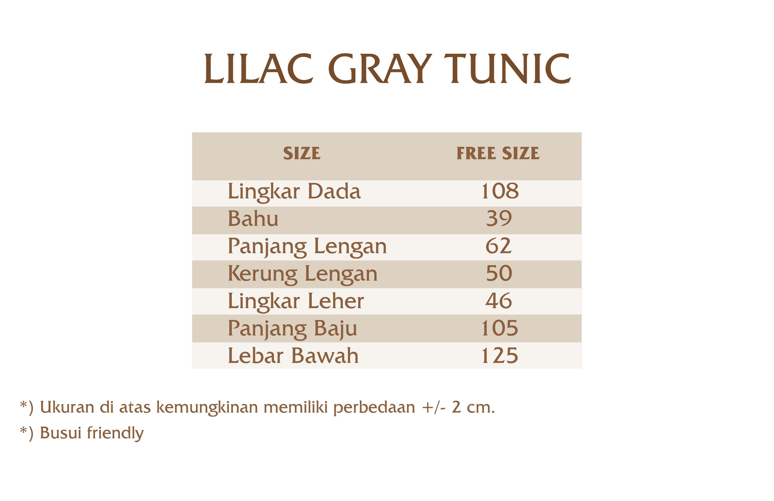 Lilac Gray Tunic