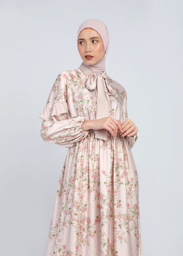 Load image into Gallery viewer, Arina Dress Almond Peach