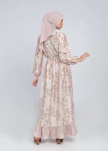 Load image into Gallery viewer, Arina Dress Almond Peach
