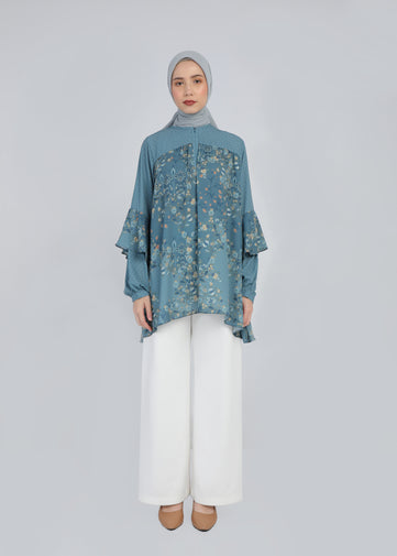 Load image into Gallery viewer, Yamila Blouse Sea Pine