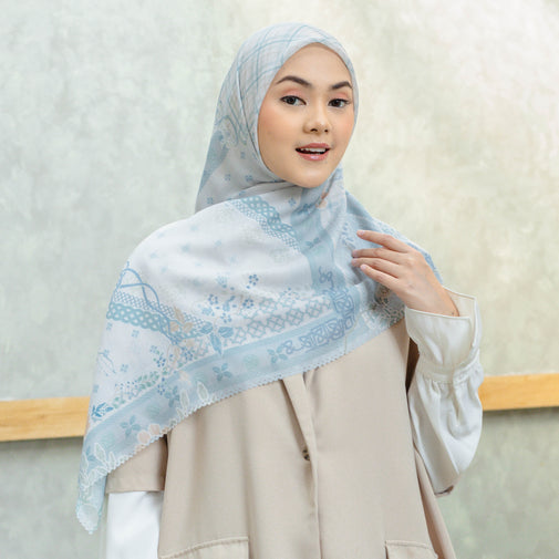 Load image into Gallery viewer, Blue Spirit Hijab Segi Empat