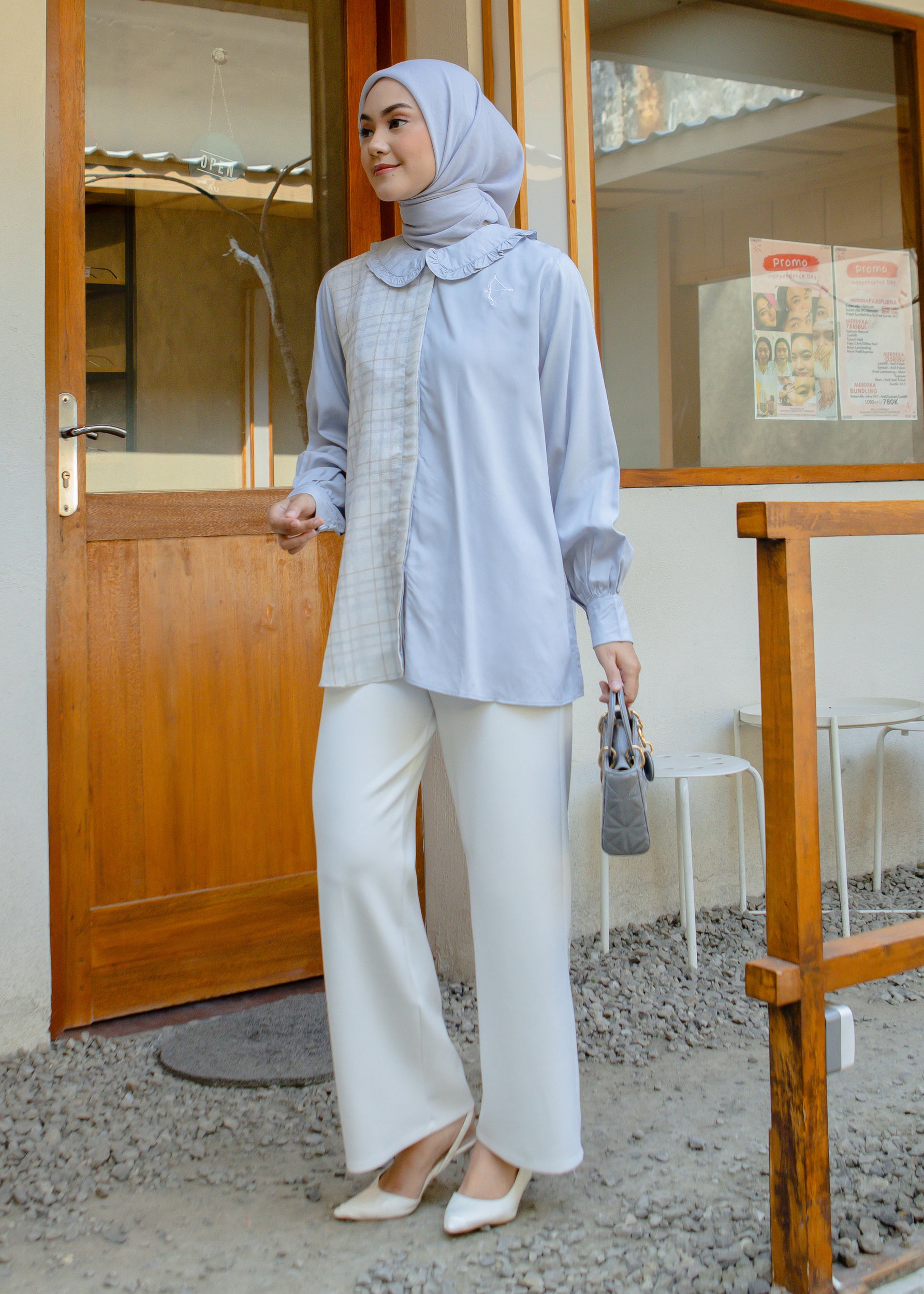 Touch The Sky Blouse Mix Shirt (S/M)