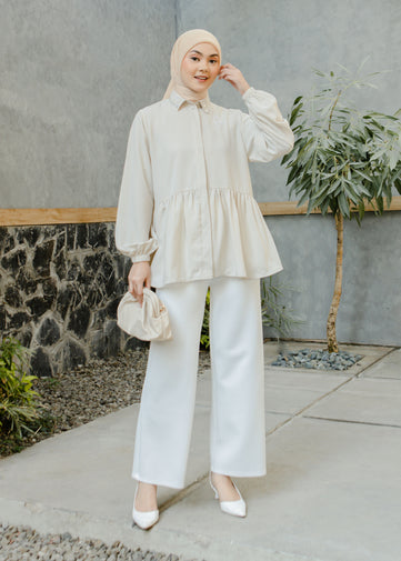 Load image into Gallery viewer, The Ring Of Stones Blouse Plain Shirt S/M