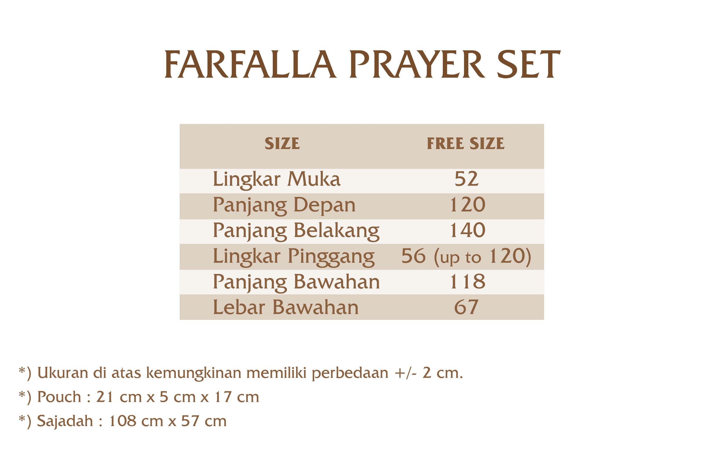 Farfalla Prayer Set